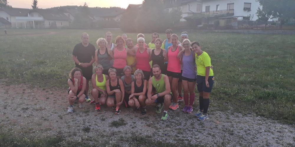 Tekaške vadbe in priprave na Ljubljanski maraton
