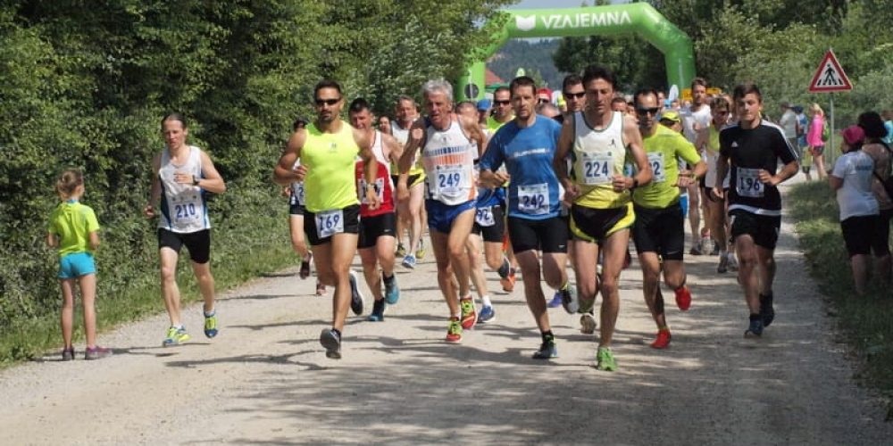 22. tek ob Cerkniškem jezeru Krepko za krepko zdravje, 3.6.