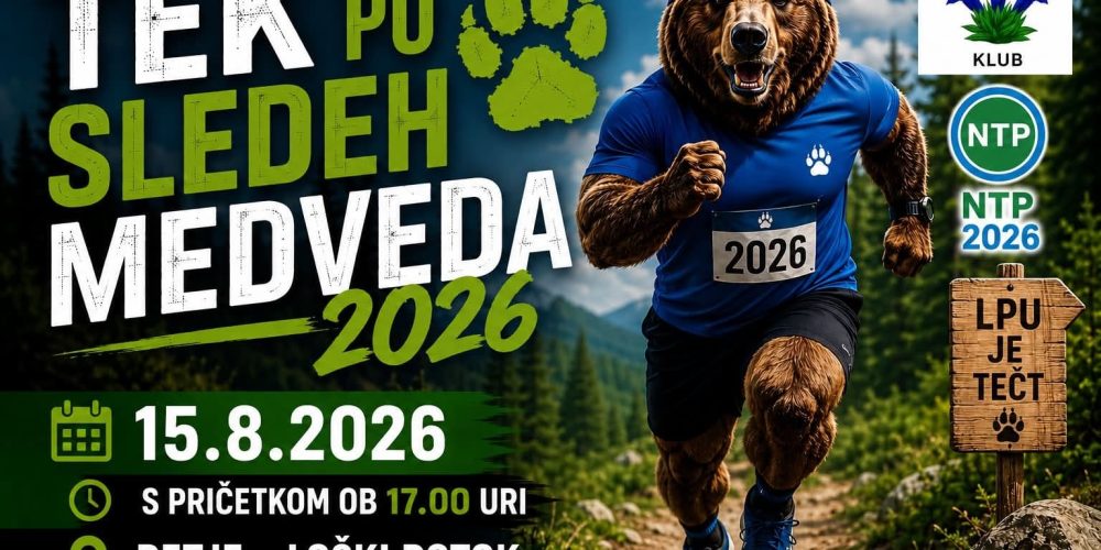 Tek po sledeh medveda 2026