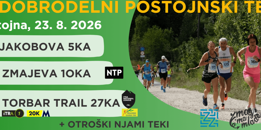 12. DOBRODELNI POSTOJNSKI TEK